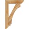 Ekena Millwork Imperial Slat Rough Sawn Bracket, Western Red Cedar, 4"W x 22"D x 34"H BKT04X22X34IMP06RWR - alternate 2